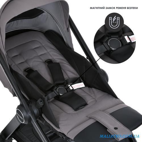 Коляска дитяча 2в1 ME 1126 GENESIS Taupe Gray 295037 фото