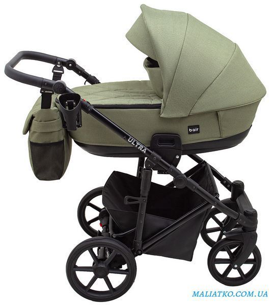 Коляска 2 в 1 Bair Ultra Soft U-816 оливковый 1000680620 фото