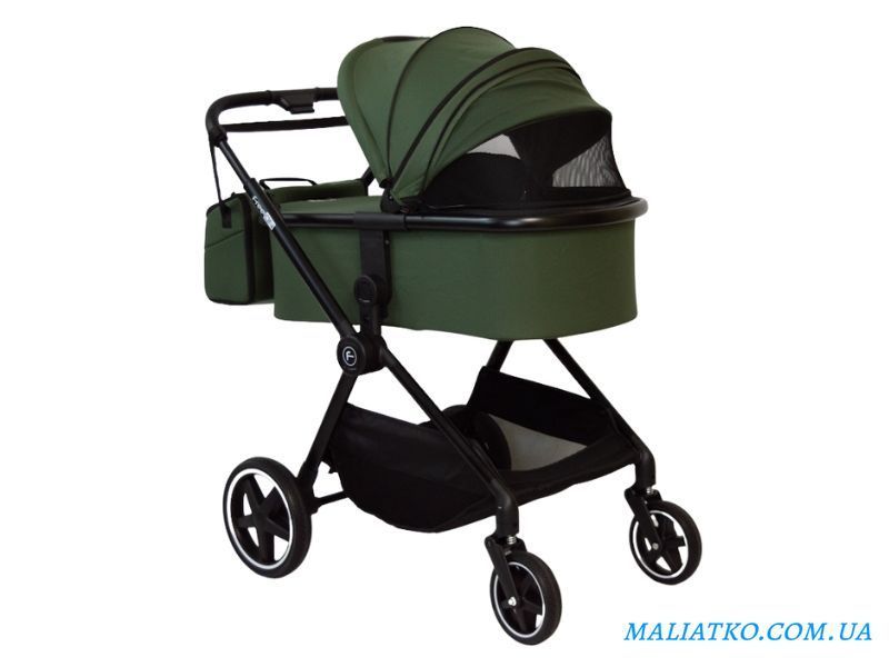 Коляска для дитини універсальна 3 в 1 FreeON Zack, olive sf52099 фото