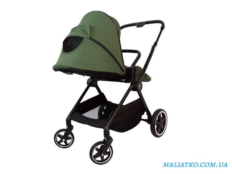 Коляска для дитини універсальна 3 в 1 FreeON Zack, olive sf52099 фото