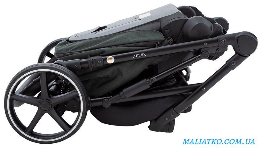 Коляска 2 в 1 Adamex Ziko Lux TK-50 тёмно-зелёный 1000680774 фото