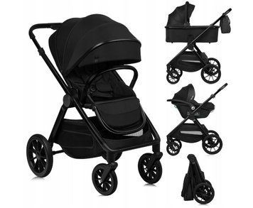 Універсальна коляска 3 в 1 Lionelo LAYLA 3IN1 BLACK ONYX 90922676 фото