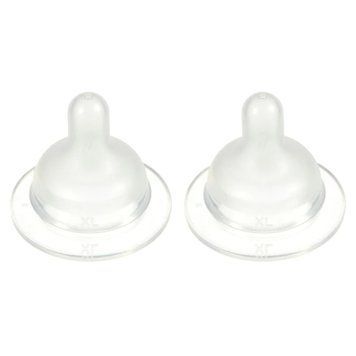Силіконова соска до пляшечки для годування Difrax S-bottle Wide XL (2шт) 000040709 фото