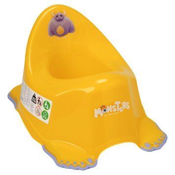 Горщик з антиковзаючим покриттям Tega Monsters MN-001-124 yellow (жовтий) 681254 фото