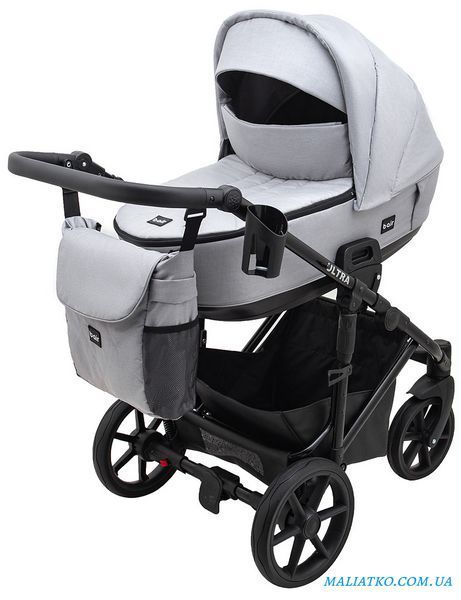 Коляска 2 в 1 Bair Ultra Soft U-218 серый 1000680622 фото