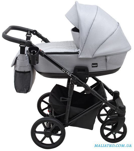 Коляска 2 в 1 Bair Ultra Soft U-218 серый 1000680622 фото