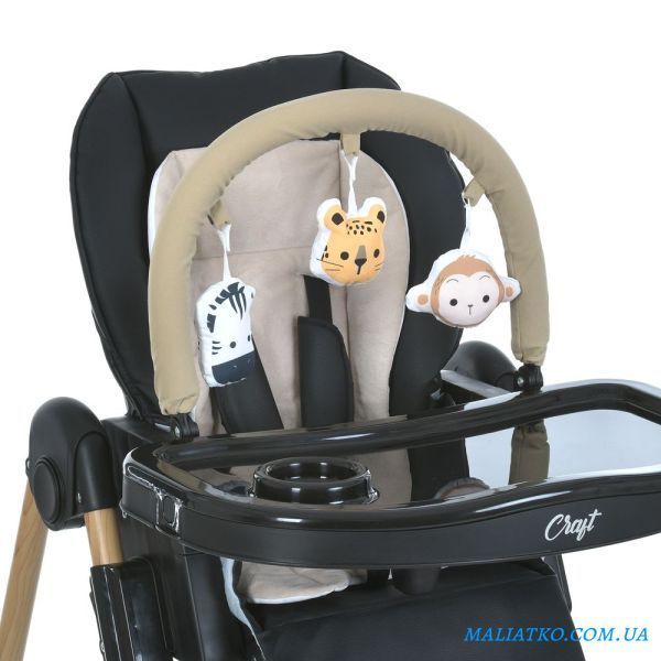 Стільчик ME 1115-W CRAFT Black 313207 фото