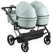 Коляска 2 в 1 для двойни Adamex Leo Duo Eco SA-20 нефрит 1000681947 фото 5