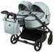 Коляска 2 в 1 для двойни Adamex Leo Duo Eco SA-20 нефрит 1000681947 фото 2