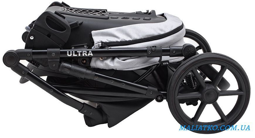 Коляска 2 в 1 Bair Ultra Soft U-218 серый 1000680622 фото