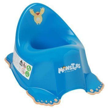 Горщик з антиковзаючим покриттям Tega Monsters MN-001-126 blue (блакитний) 681255 фото