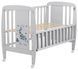 Ліжко Babyroom Жирафік DJO-01 відкидний бік, колеса бук сірий 625358 фото 2