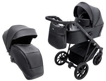 Коляска 2 в 1 Bair Vega ECO VE-12 черный 1000681068 фото