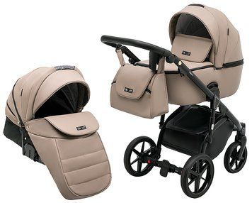 Коляска 2 в 1 Adamex Nola Eco SA-9 темный капучино 1000681525 фото