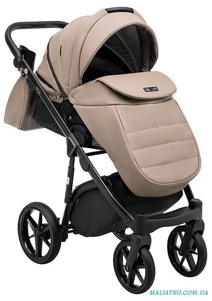 Коляска 2 в 1 Adamex Nola Eco SA-9 темный капучино 1000681525 фото