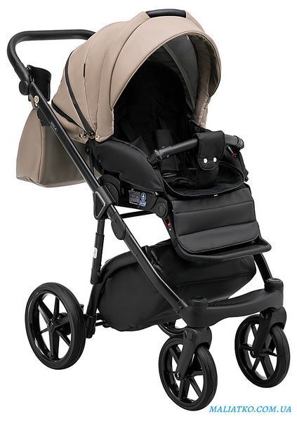 Коляска 2 в 1 Adamex Nola Eco SA-9 темный капучино 1000681525 фото
