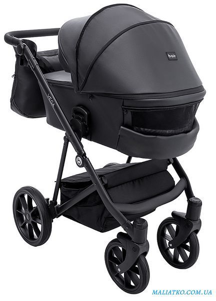 Коляска 2 в 1 Bair Vega ECO VE-12 черный 1000681068 фото