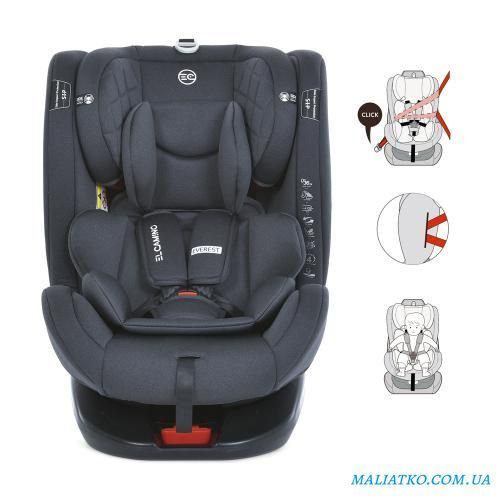 Автокрісло дитяче ME 1114 EVEREST Dark Gray 288483 фото