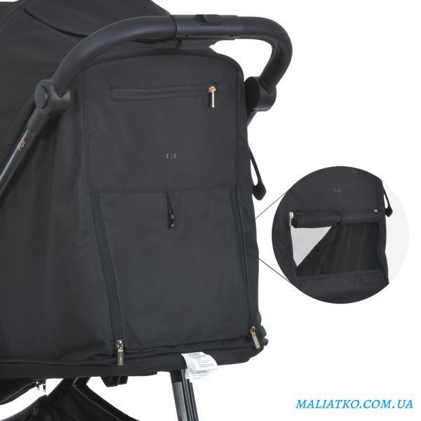 Коляска дитяча ME 1113-2 FIJI Black Matt 300116 фото
